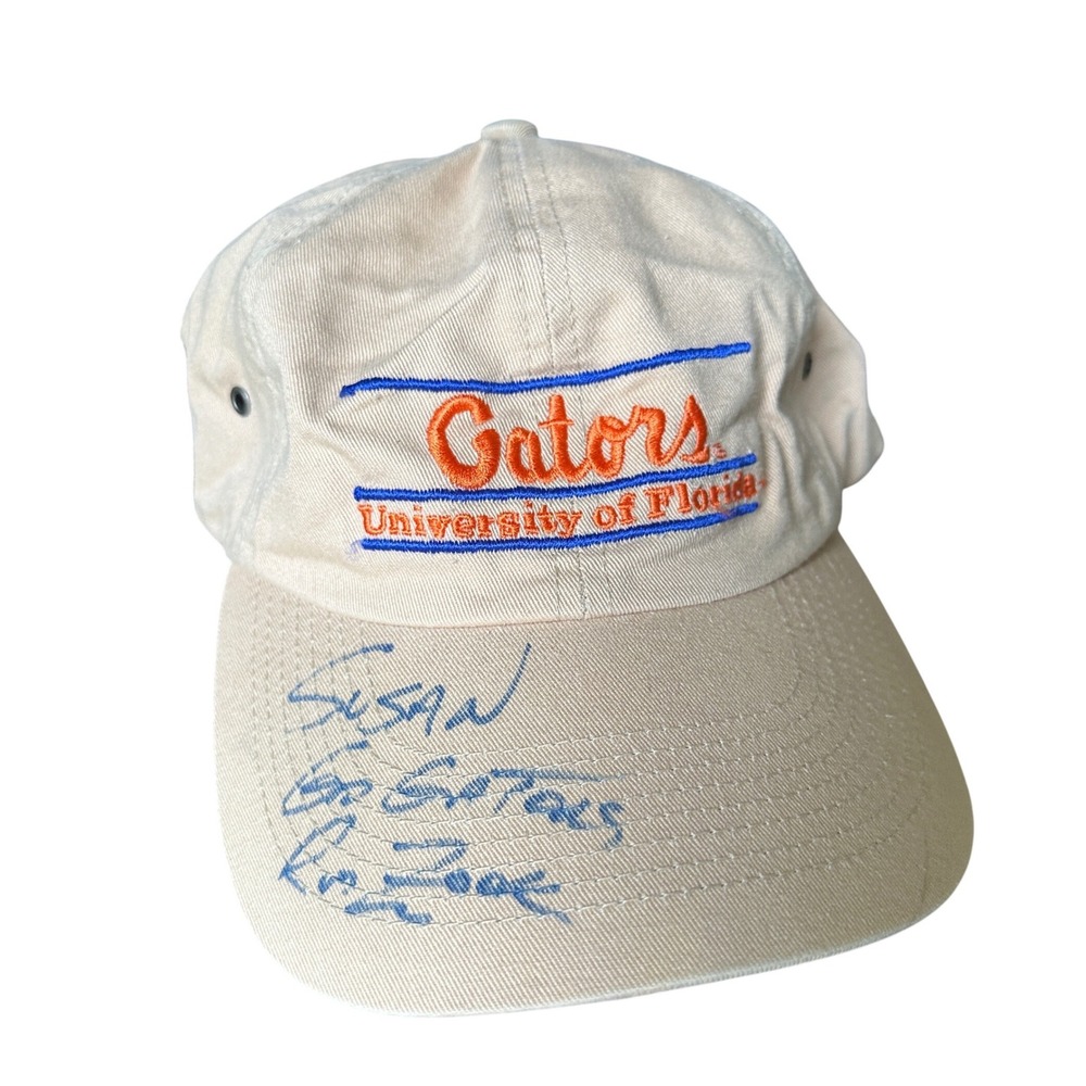Vintage Florida Gators Hat The Game University of Florida Khaki Strapback Cap
